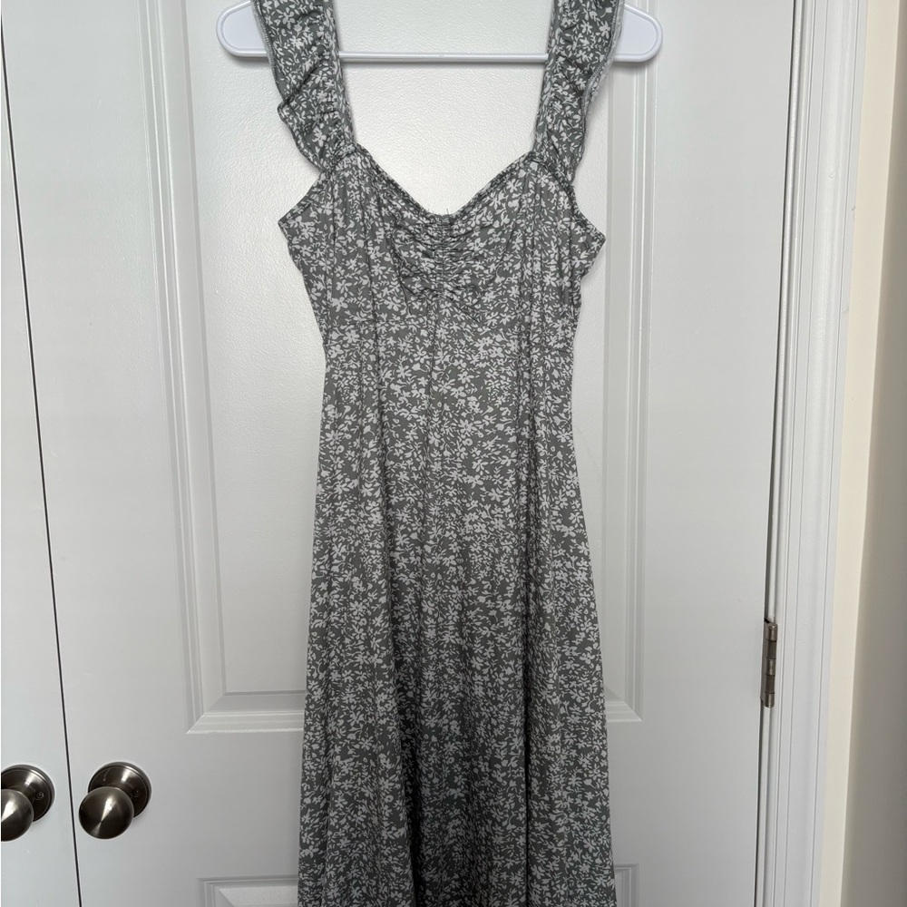 Floral Green Women's Dress